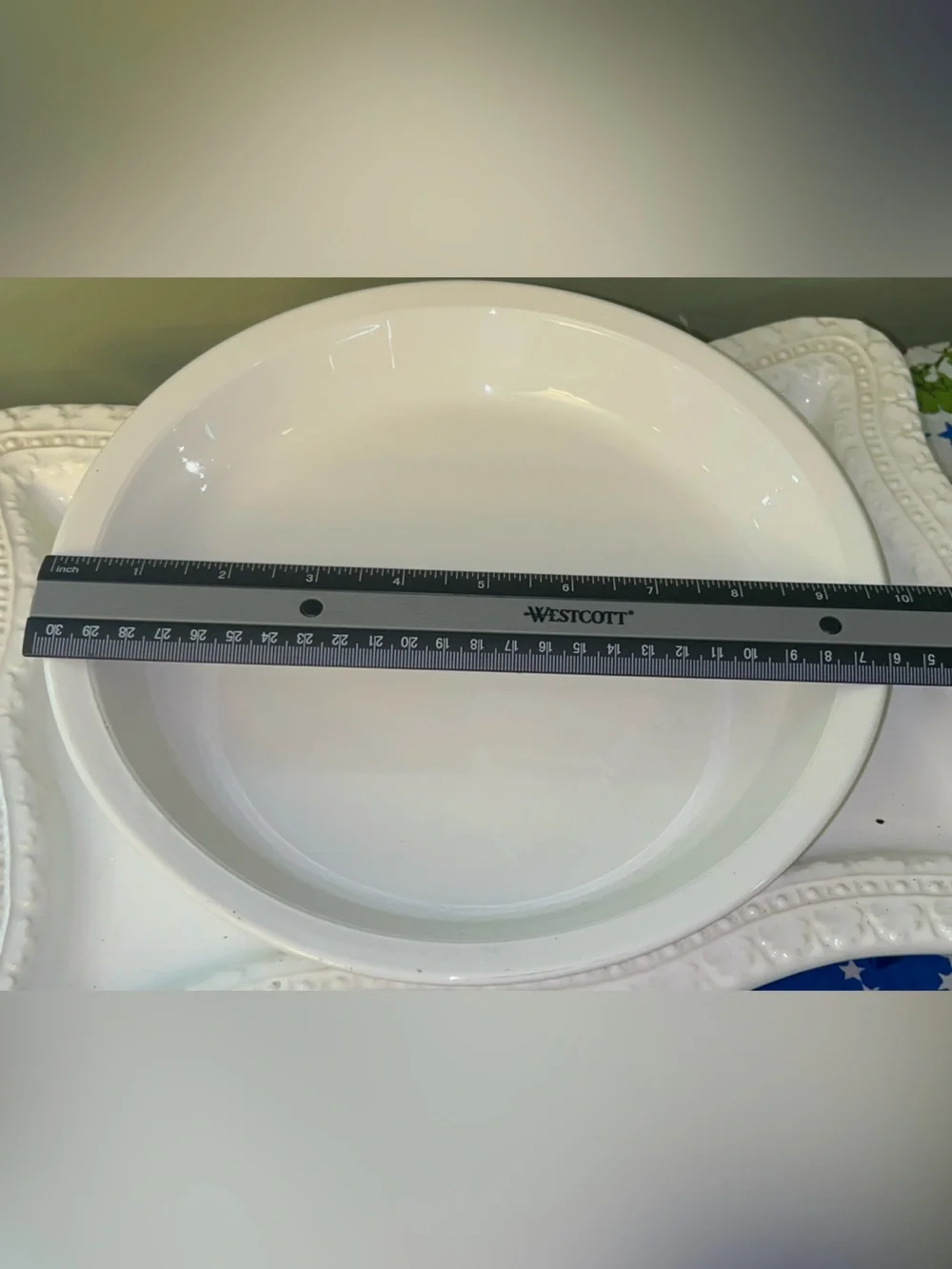 Vintage CorningWare Blue Cornflower Pie Plate 9-inch